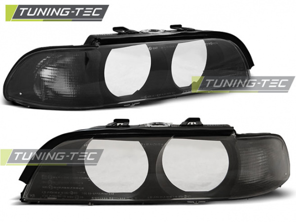 Upgrade Scheinwerferglas für BMW 5er E39 Lim./Touring 95-00 schwarz